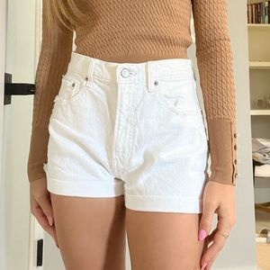 White Abercrombie & Fitch Denim Shorts